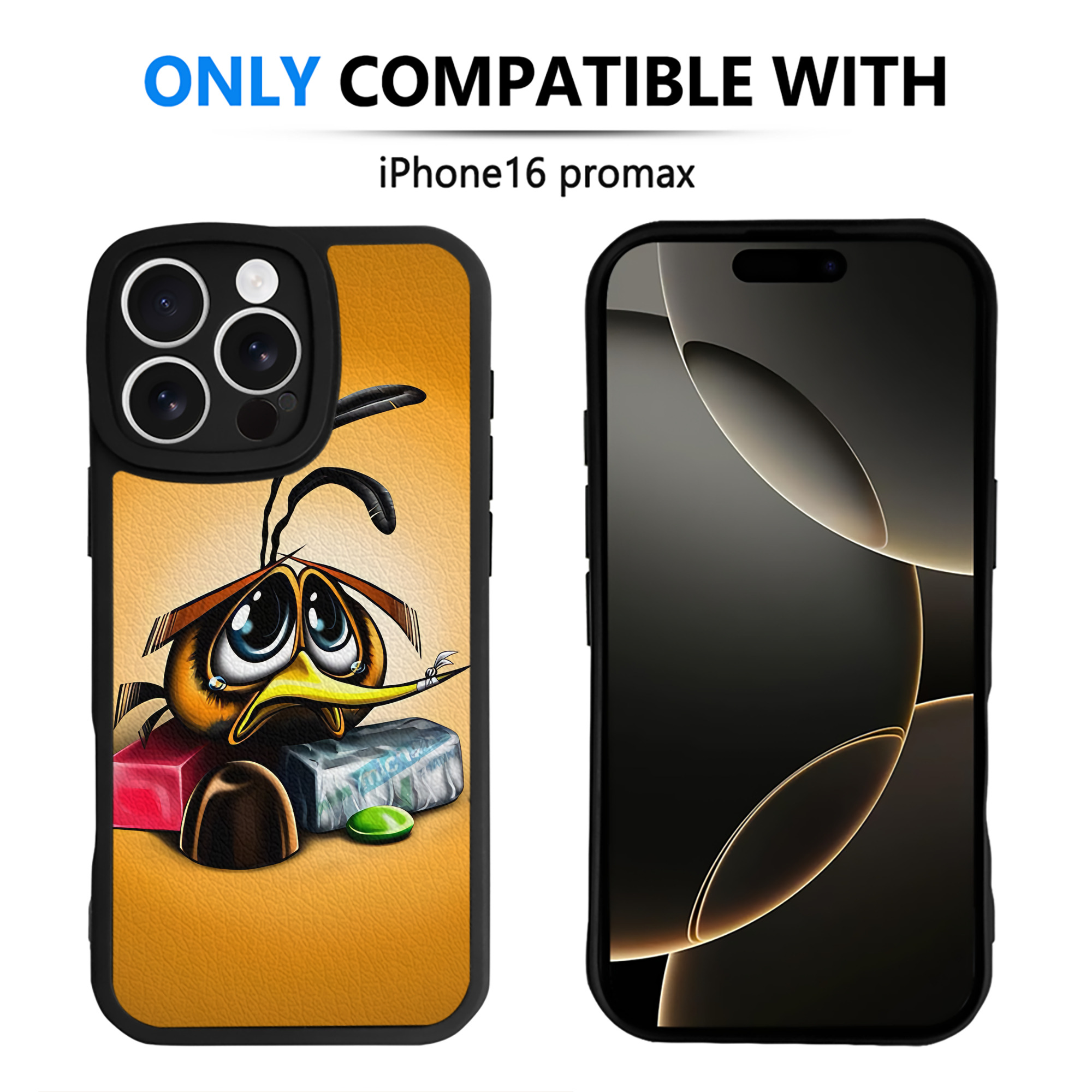 （画像用） Angry Birds アングリーバード 【iPhone 16シリーズ対応】シリコンスマホケース（レザー調） 材質：シリコン